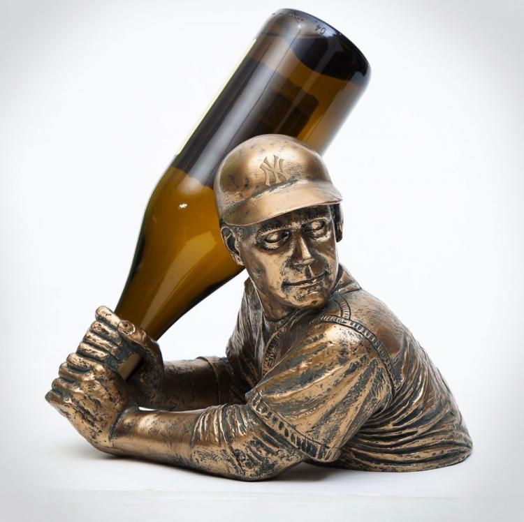 Baseball Player Wine Holder