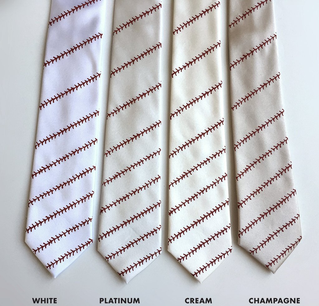 Baseball Stitch Necktie