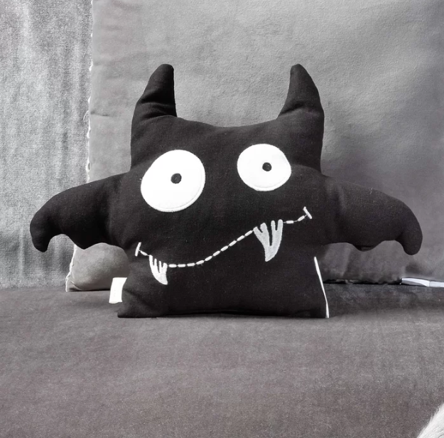 Bat Crazy Throw Pillow