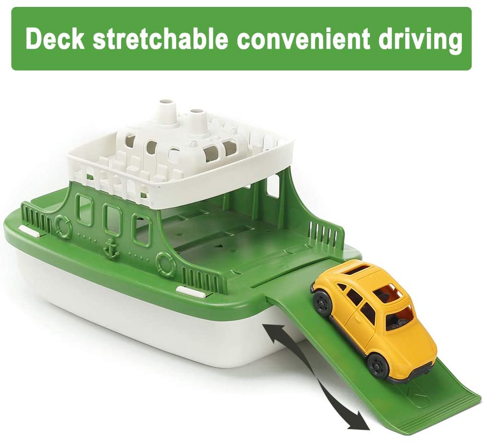 Bath Boat Toy with 4 Mini Cars