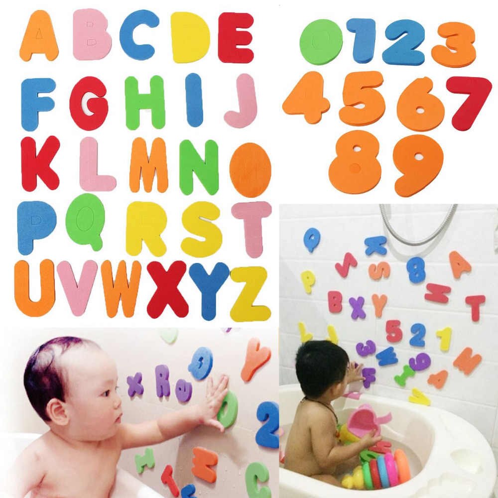 Bath Tub Alphabet Set