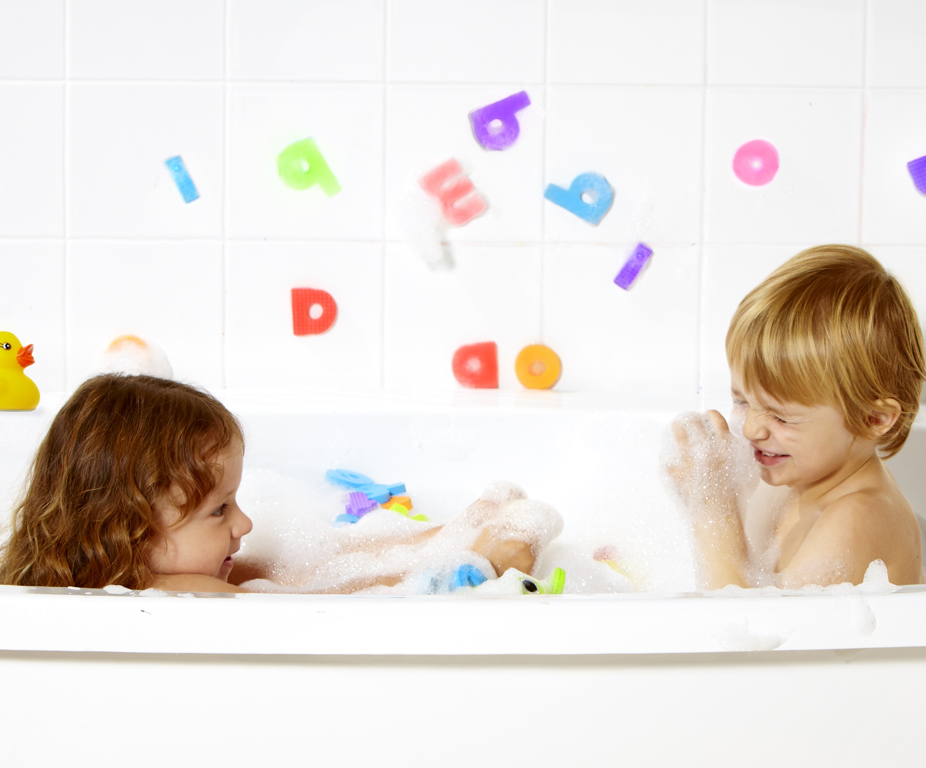 Bath Tub Alphabet Set