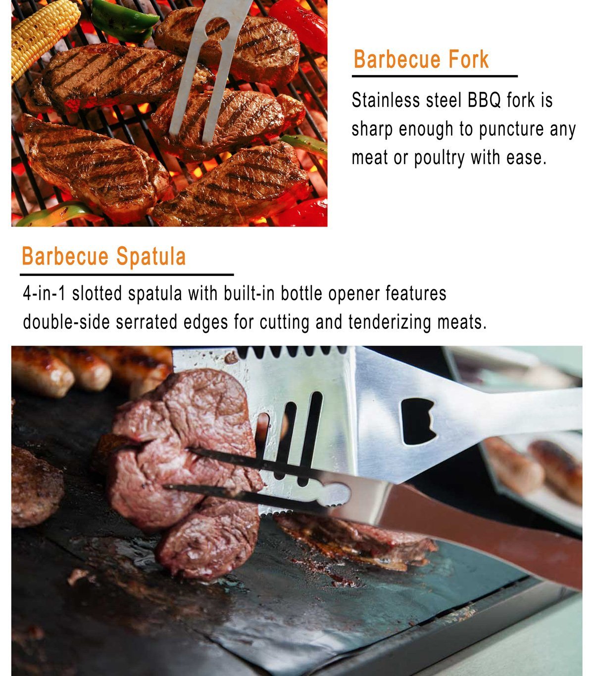 BBQ Grill Tool Set in Aluminum Storage Case
