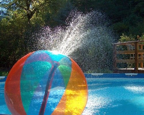 sprinkler beach ball