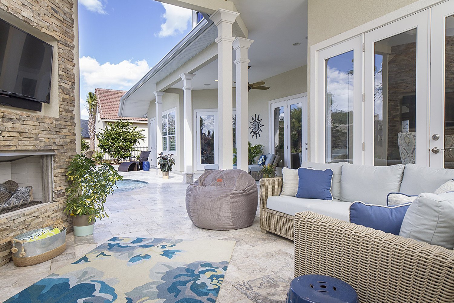 Beanbag Chair that Transforms Into a Bed