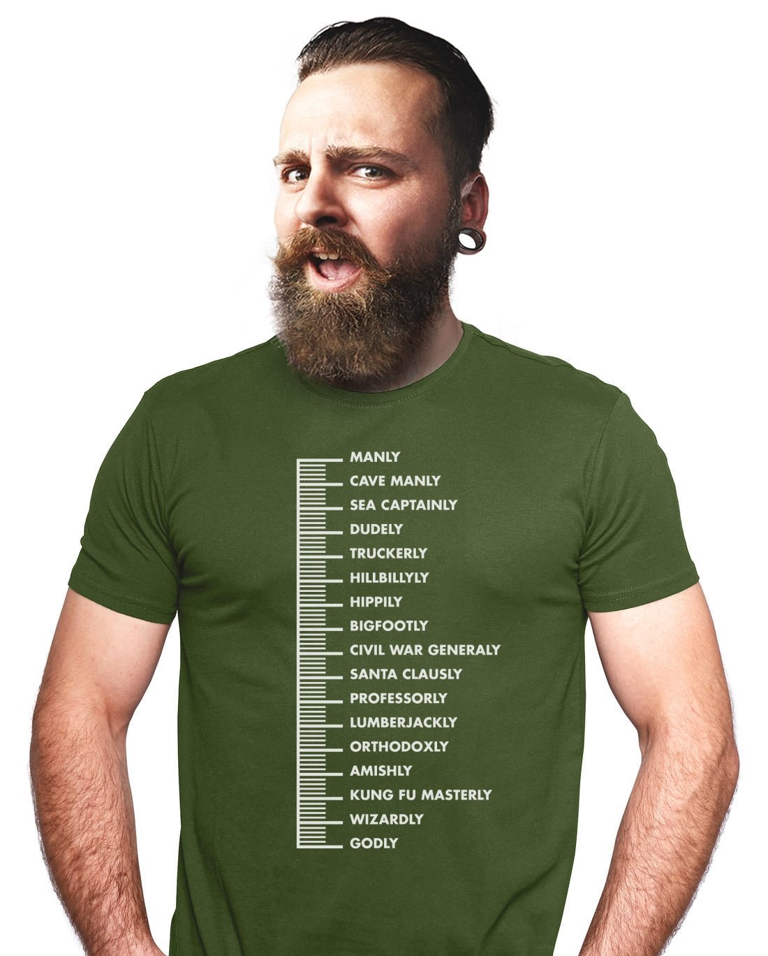 beard scale t shirt