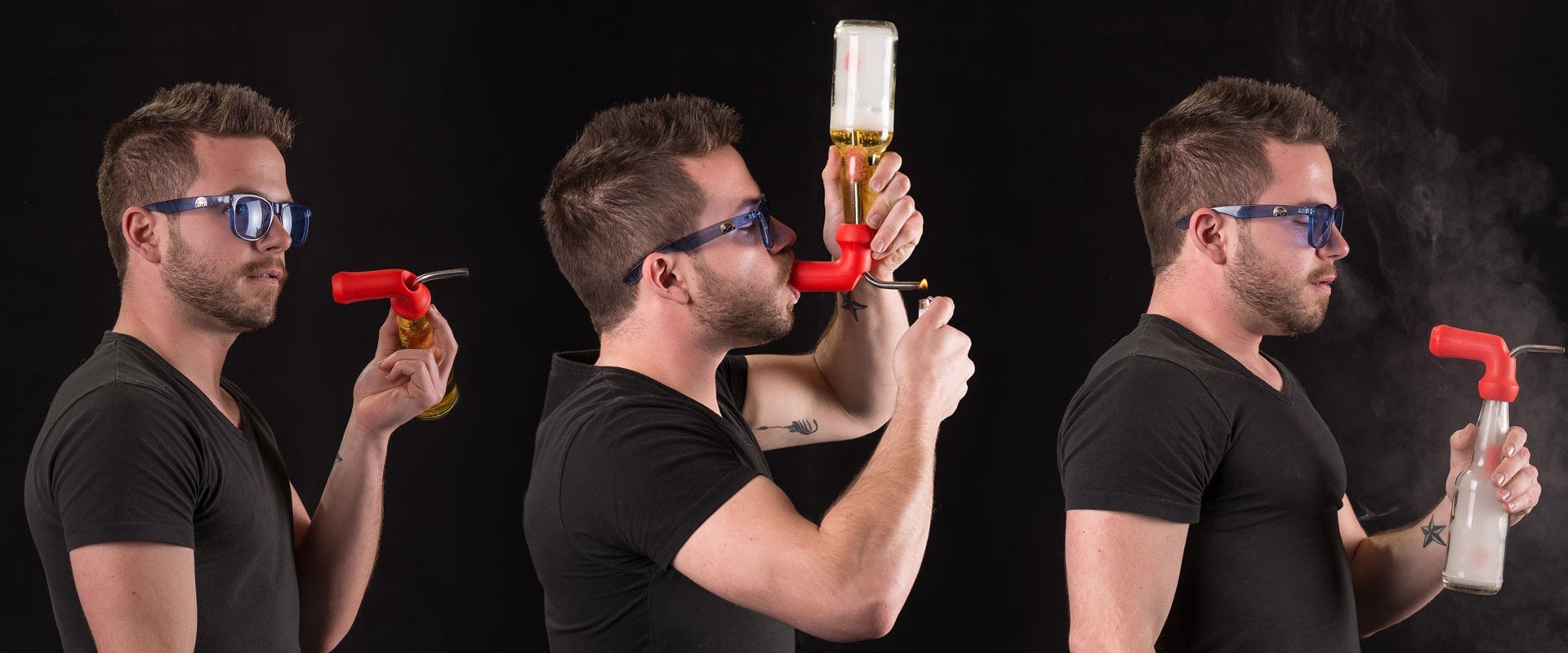 Beer-Bombing Gravity Bong