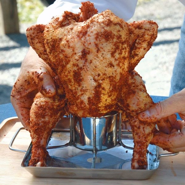 Beer-Can Chicken Roaster Rack