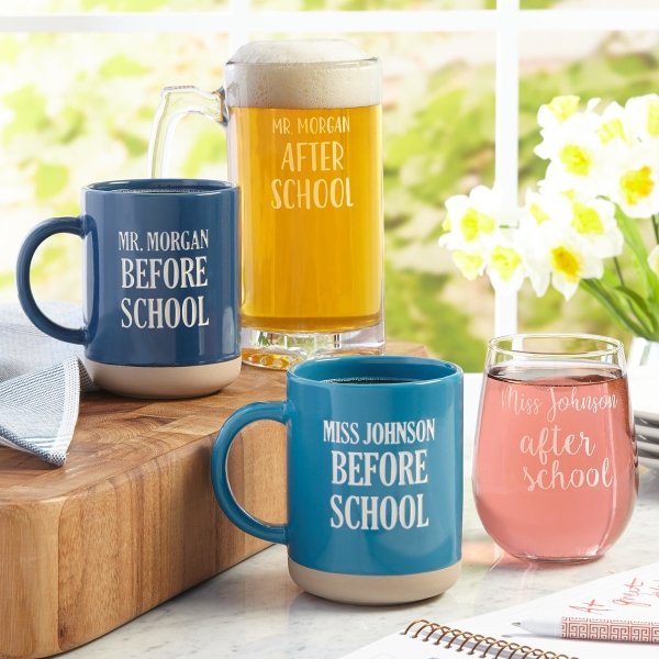 Before & After School Mug Set