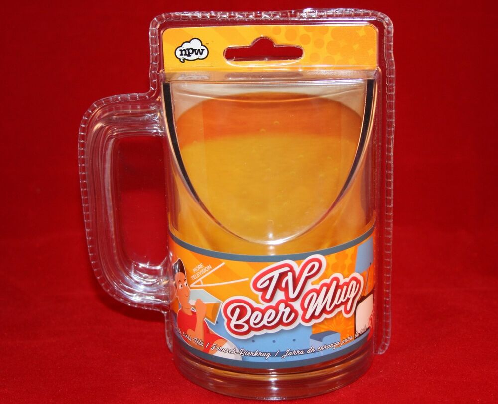 Better TV Viewing Slanted Beer Mug