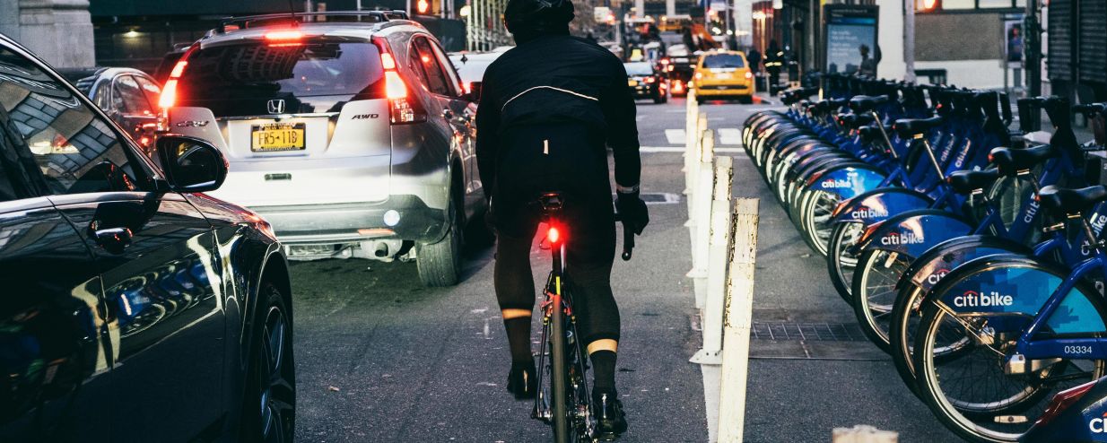 Bicycle Tail Light Shines Brighter When You Slow Down