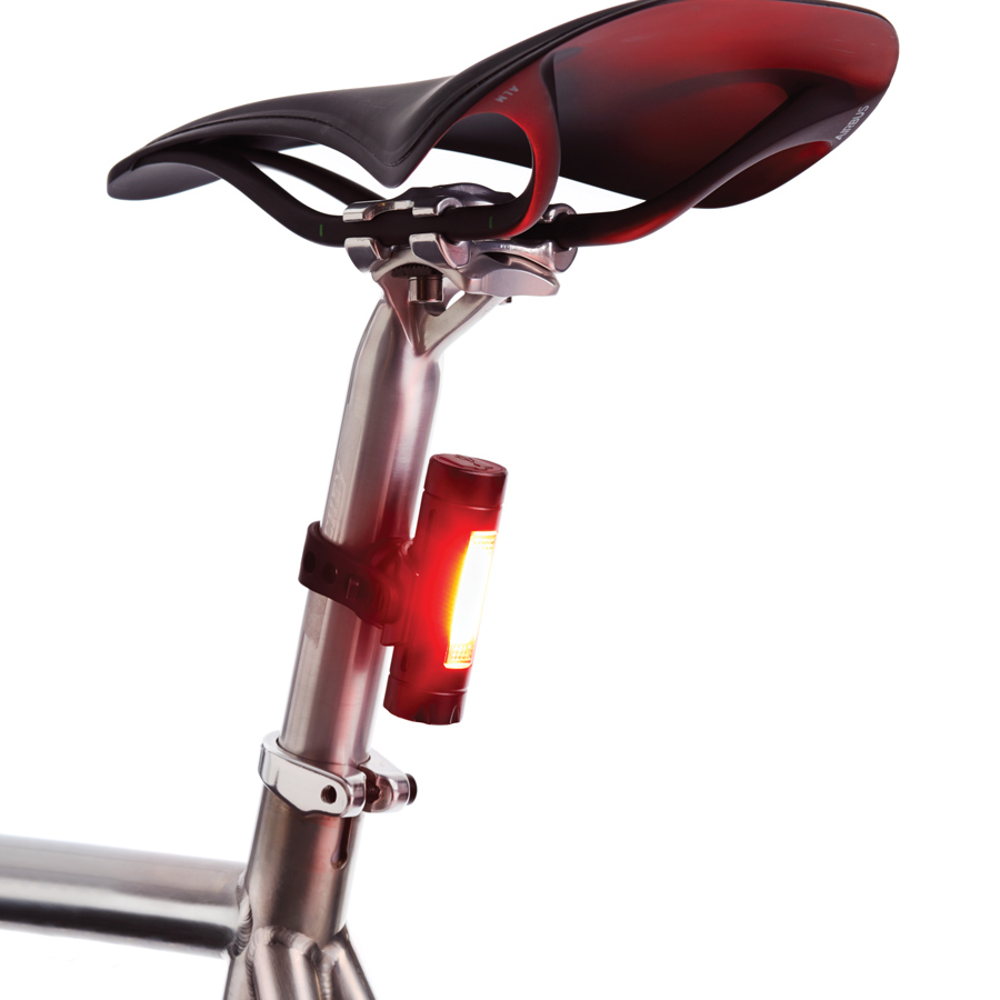 Bicycle Tail Light Shines Brighter When You Slow Down