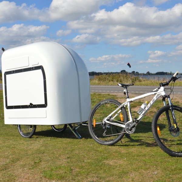 Bicycle-Towed Mini Camper