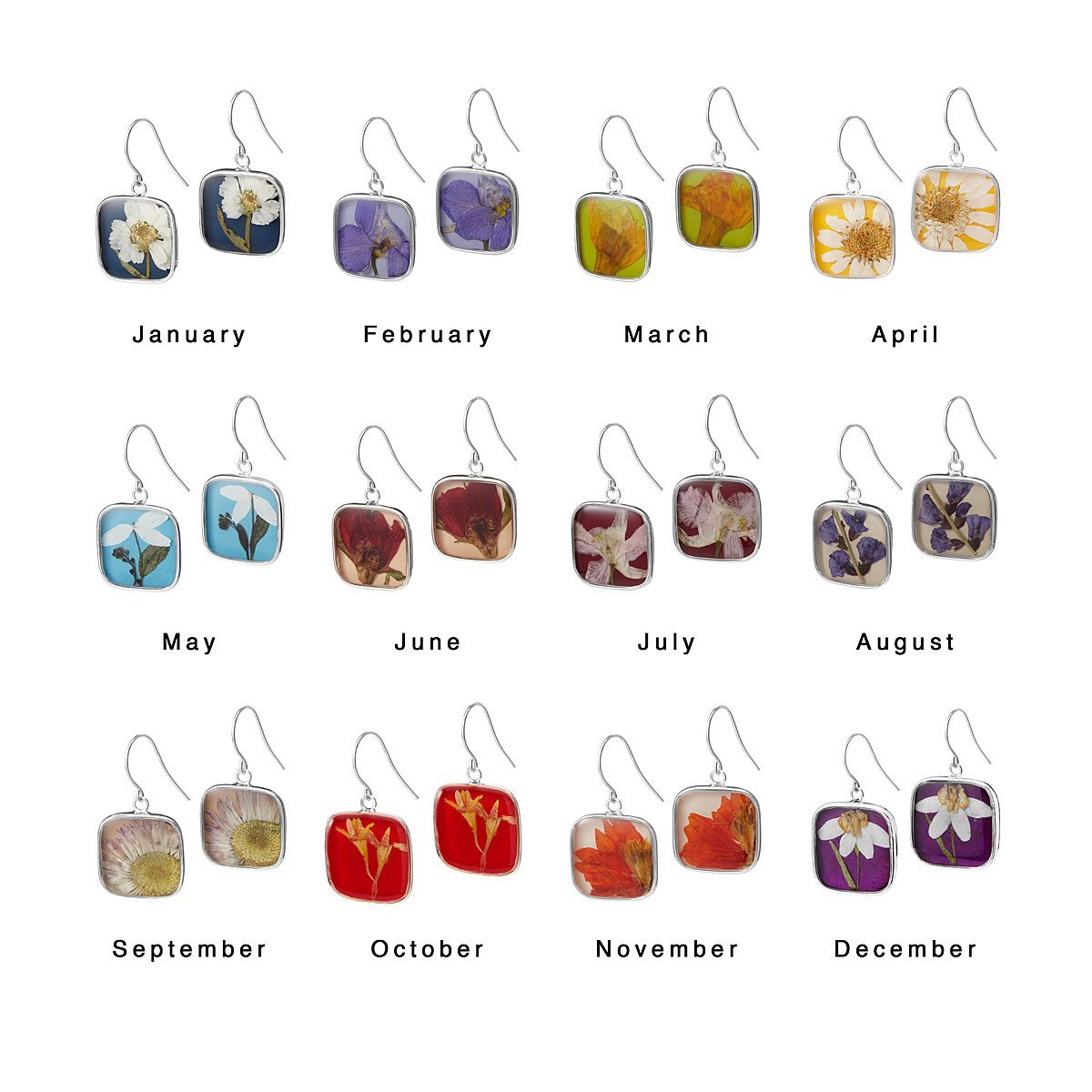 Birth Month Flower Jewelry