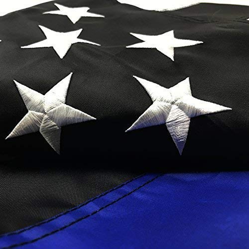 Blue American Police Flag