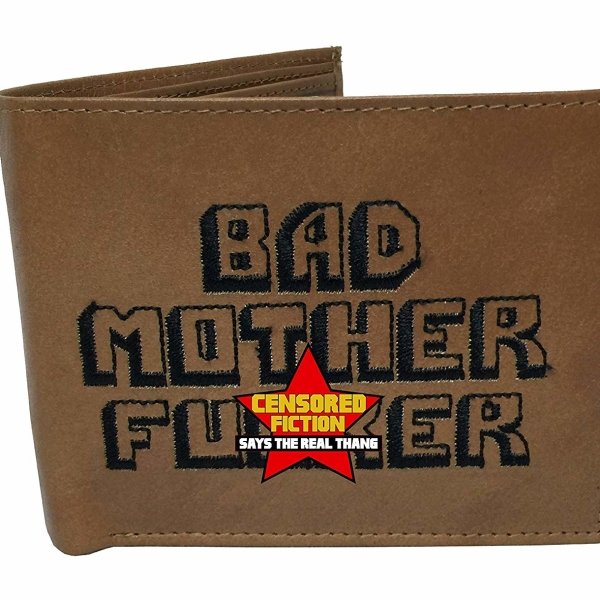 BMF Embroidered Leather Wallet