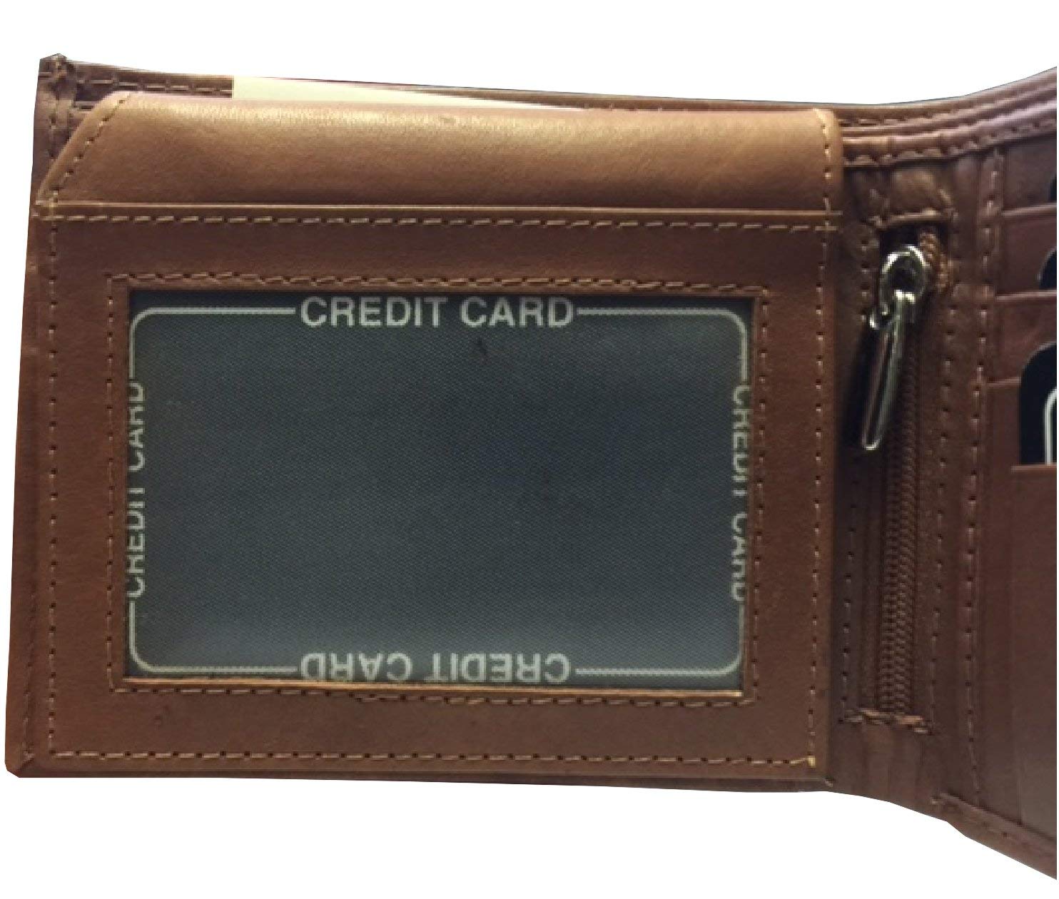 BMF Embroidered Leather Wallet