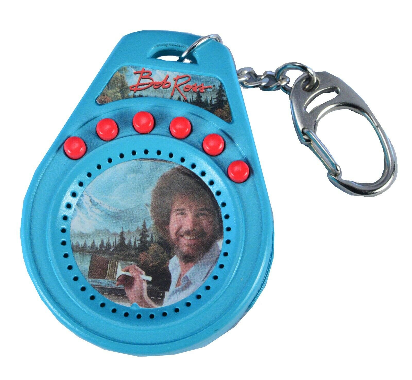 Bob Ross Talking Keychain