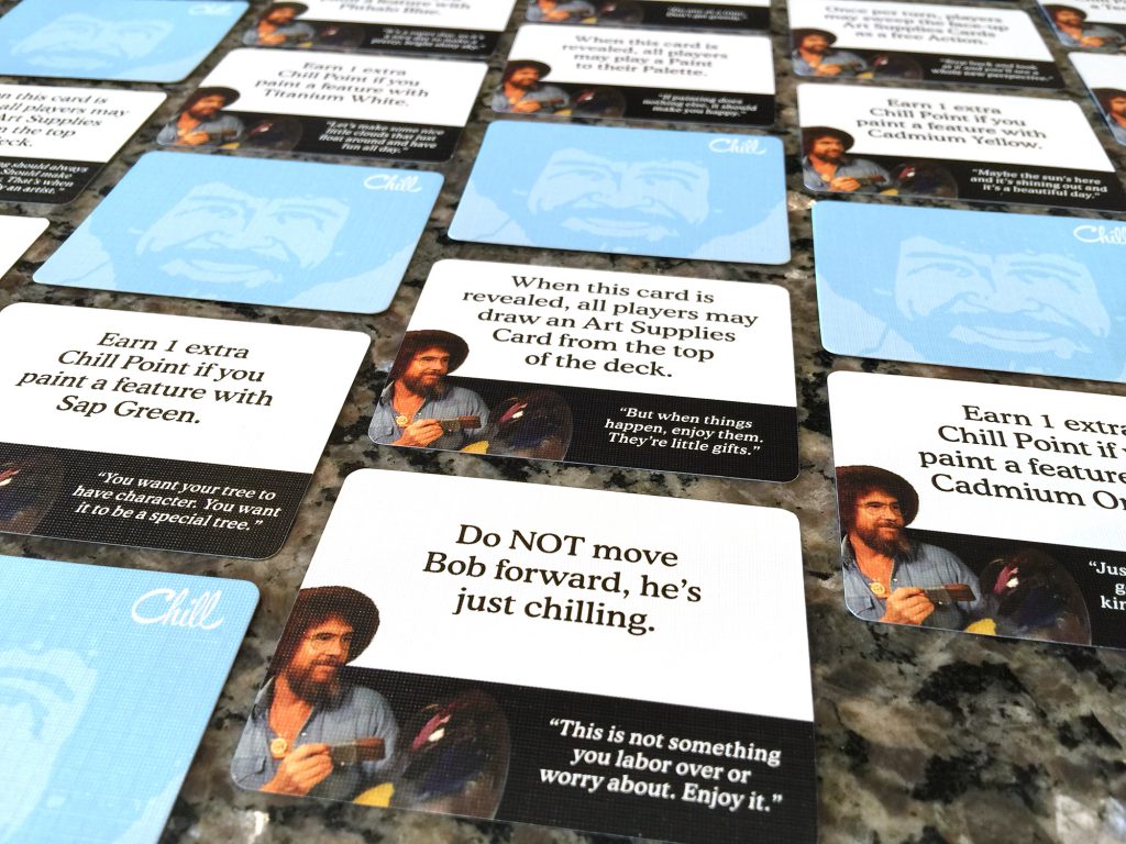 Bob Ross the Art of Chill Tabletop Game