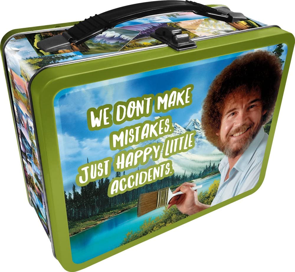 Bob Ross Tin Storage Box