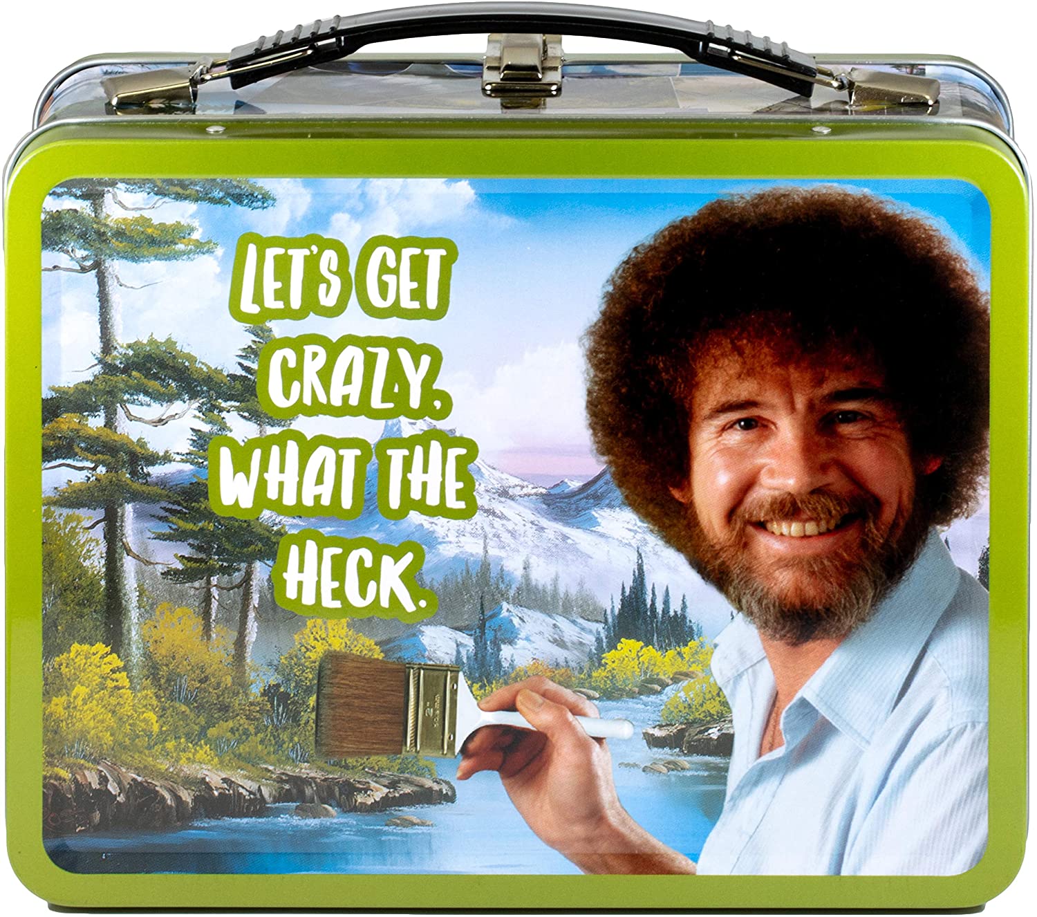 Bob Ross Tin Storage Box