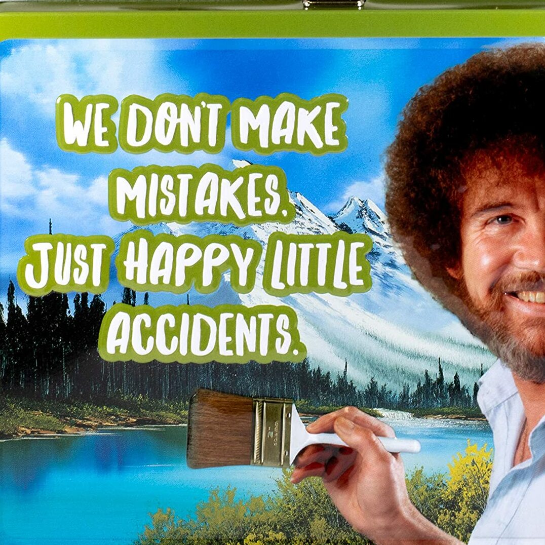 Bob Ross Tin Storage Box