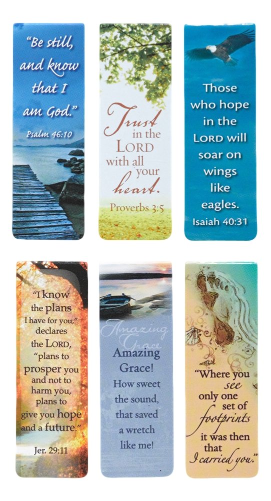 Bookmarks with Scripture and Words of Inspiration