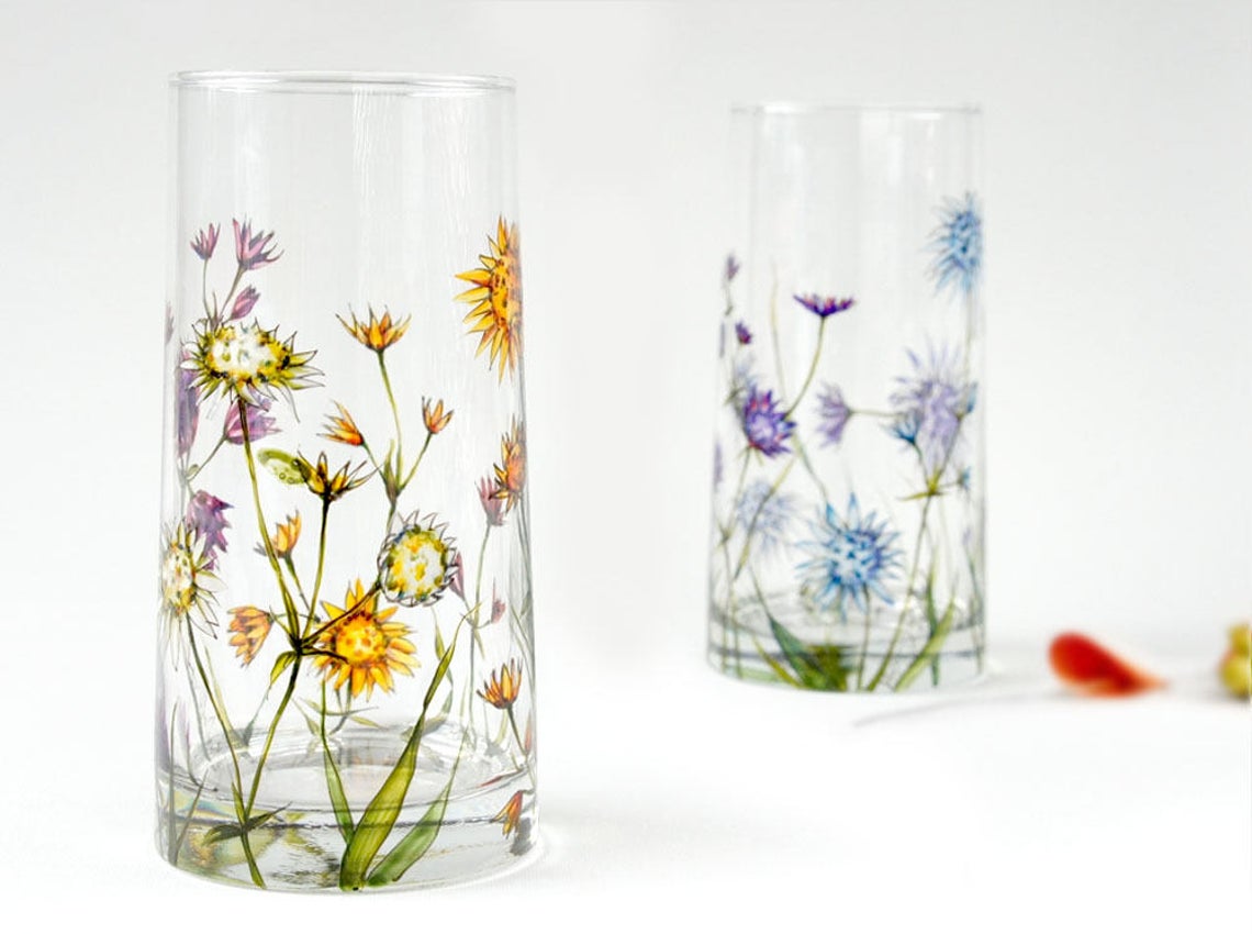 Botanical Collection Glass Tumblers