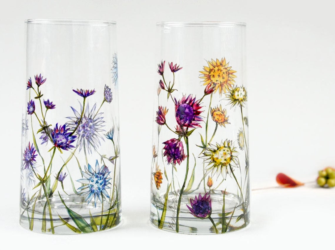 Botanical Collection Glass Tumblers