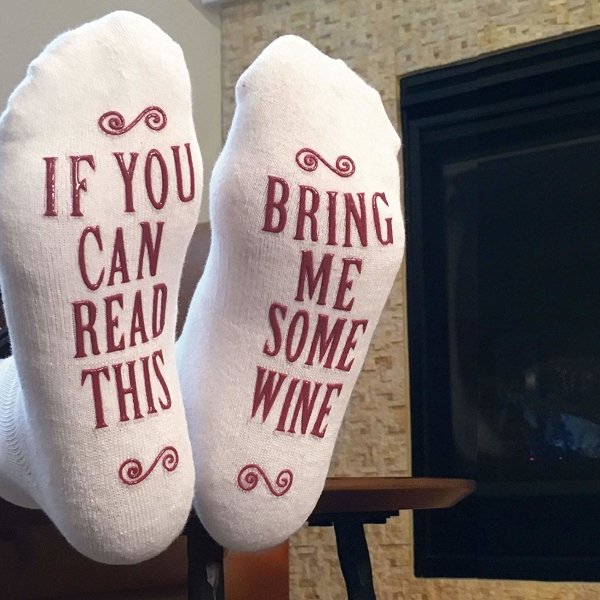 Bring Me Wine Socks