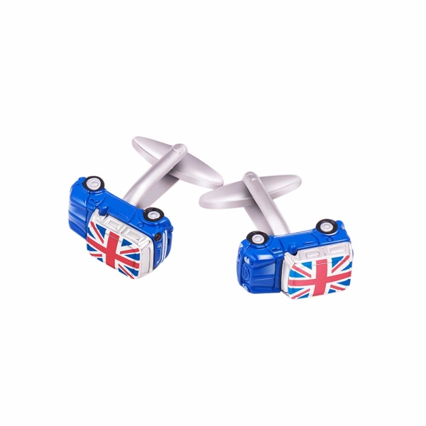 British Cooper Car Cufflinks