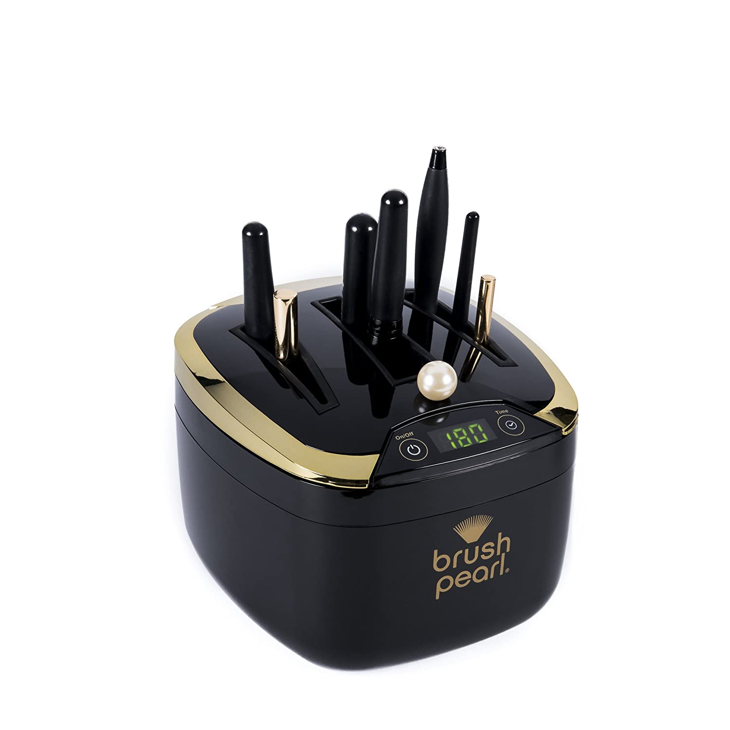 BrushPearl Electric Professional Ultrasonic Makeup Brush Cleaning Device