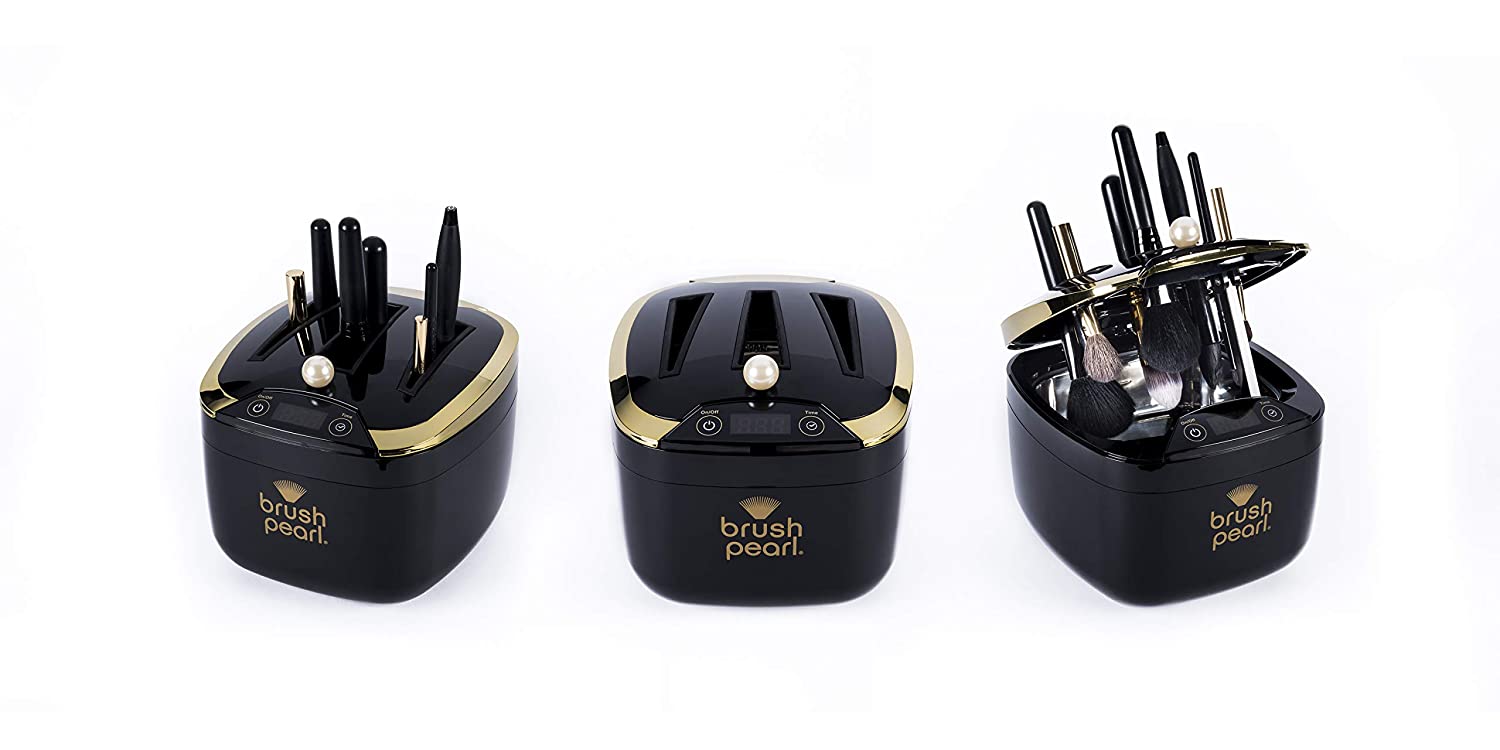 BrushPearl Electric Professional Ultrasonic Makeup Brush Cleaning Device