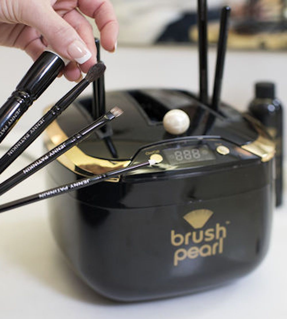 BrushPearl Electric Professional Ultrasonic Makeup Brush Cleaning Device