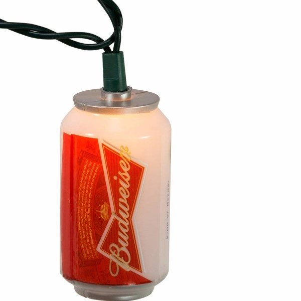 Budweiser 10-Light Can Light Set