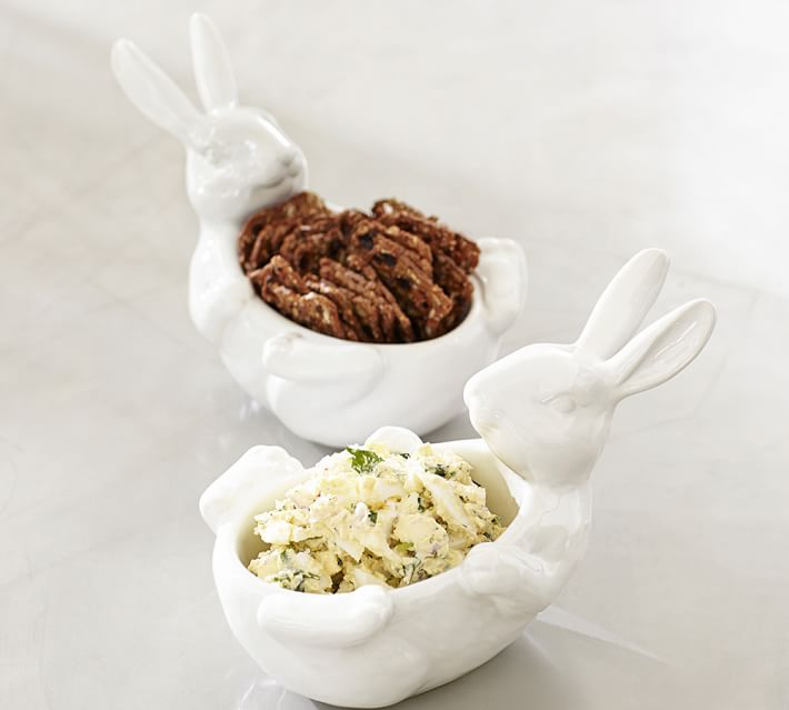 Bunny Basket Serveware Collection 