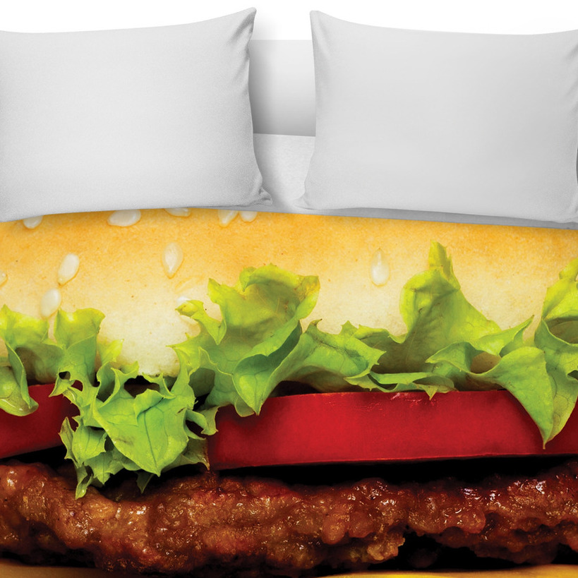 Burger Duvet Cover