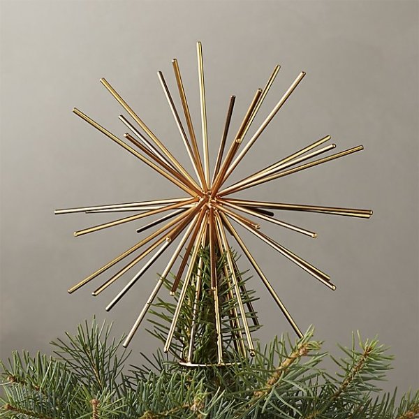 Burst Gold Tree Topper