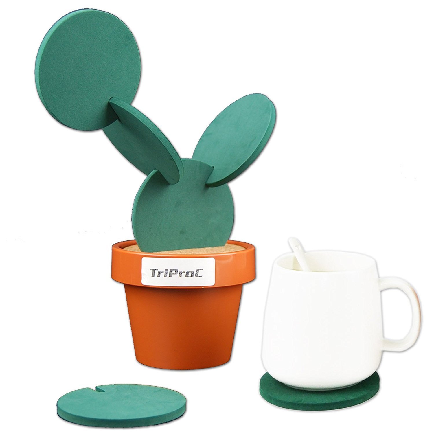 Cactus-Shaped Coasters