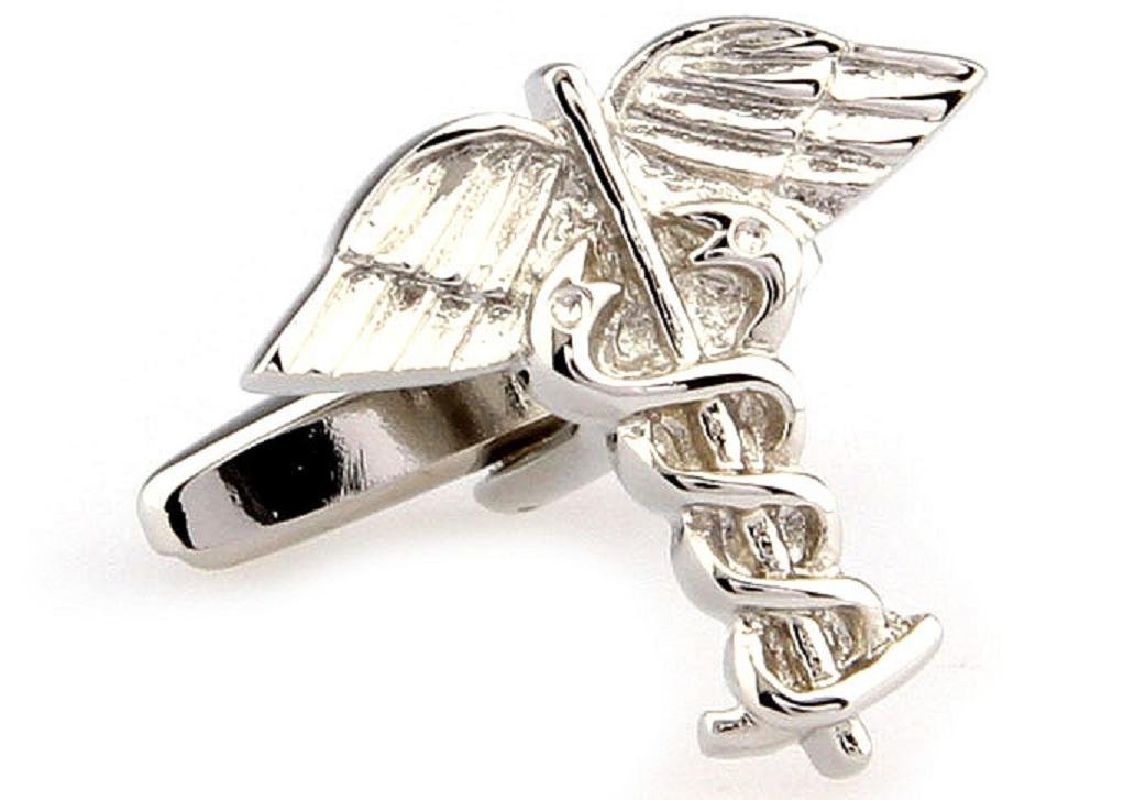 Caduceus Cufflinks