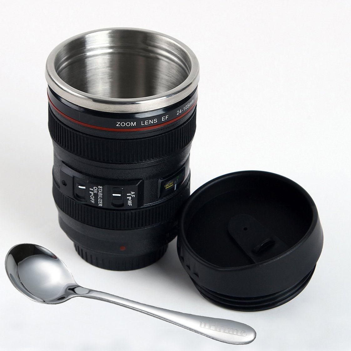 Camera Lens Travel Thermos