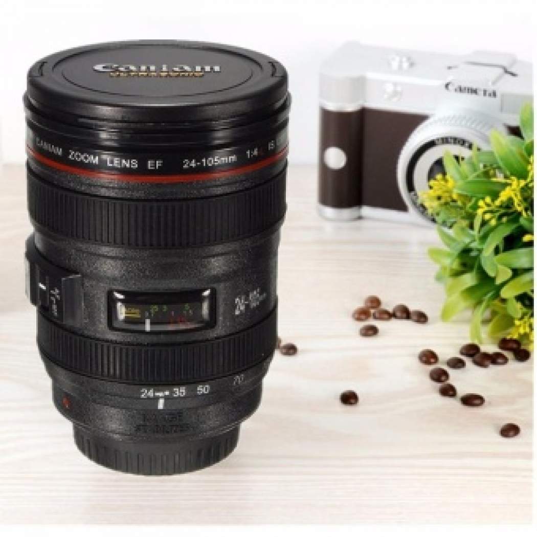 Camera Lens Travel Thermos
