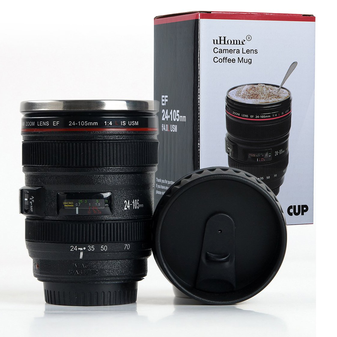 Camera Lens Travel Thermos
