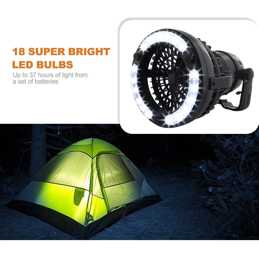 Camping Lantern with Ceiling Fan
