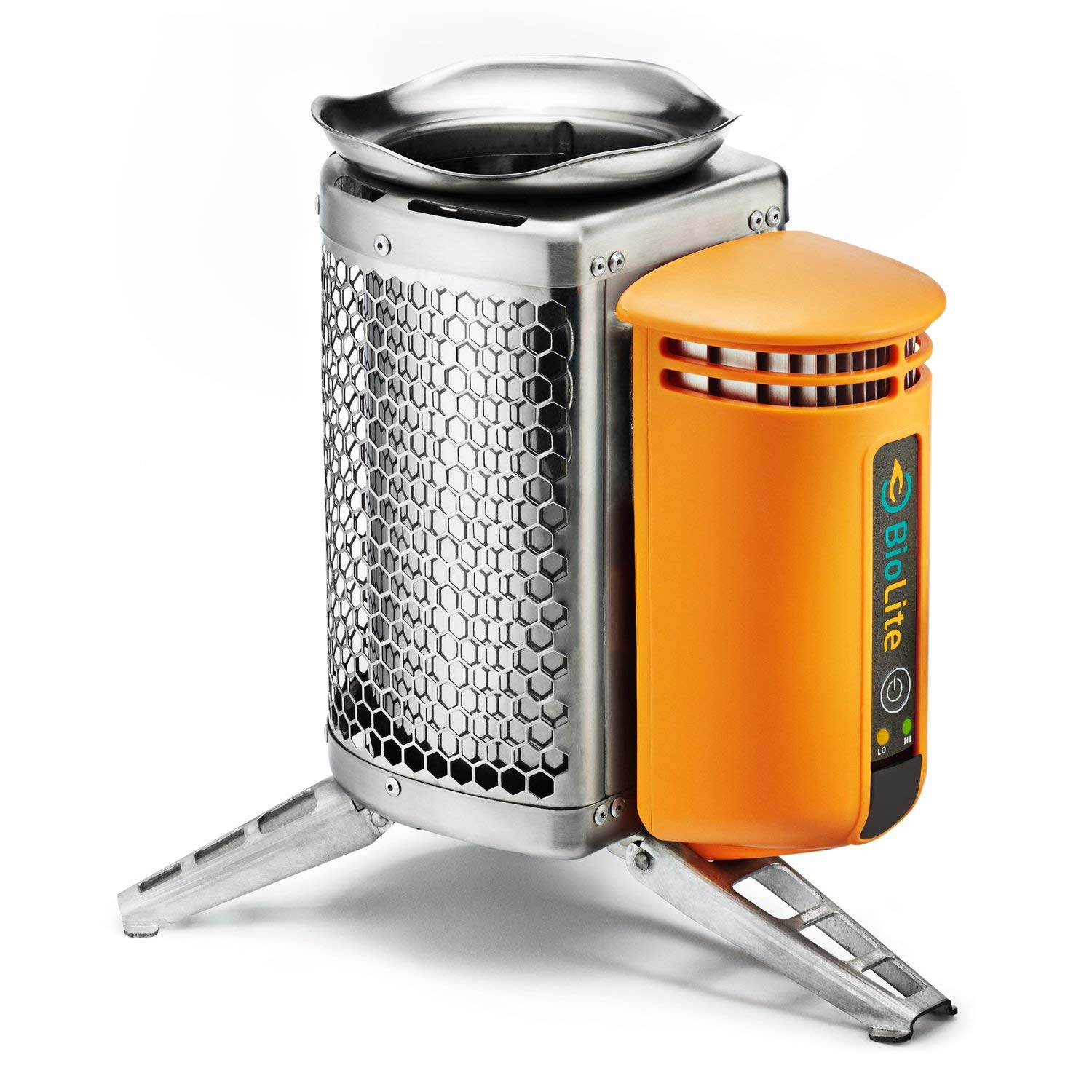 Camping Stove that Turns Fire into Energy to Charge Devices