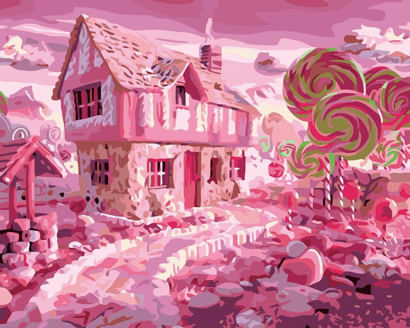 Candy House Paint by Numbers Kit