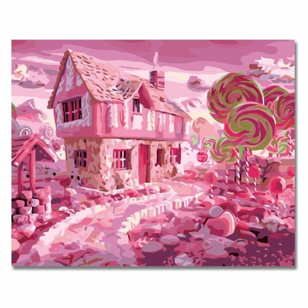 Candy House Paint by Numbers Kit