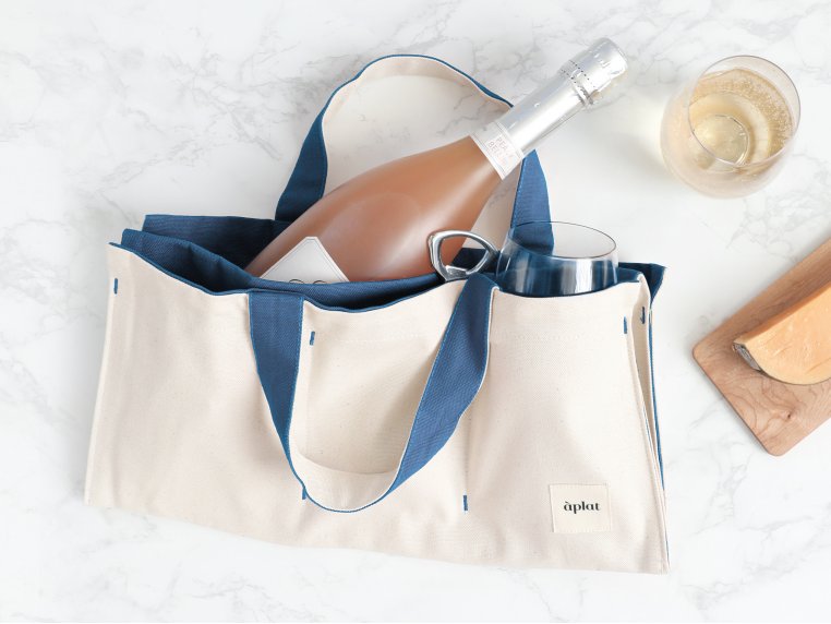 Canvas Picnic Tote Bag