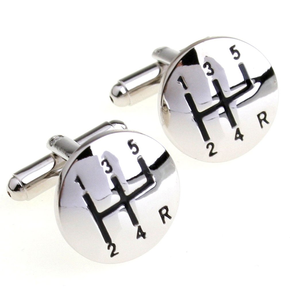 Car Shift Gear Cufflinks