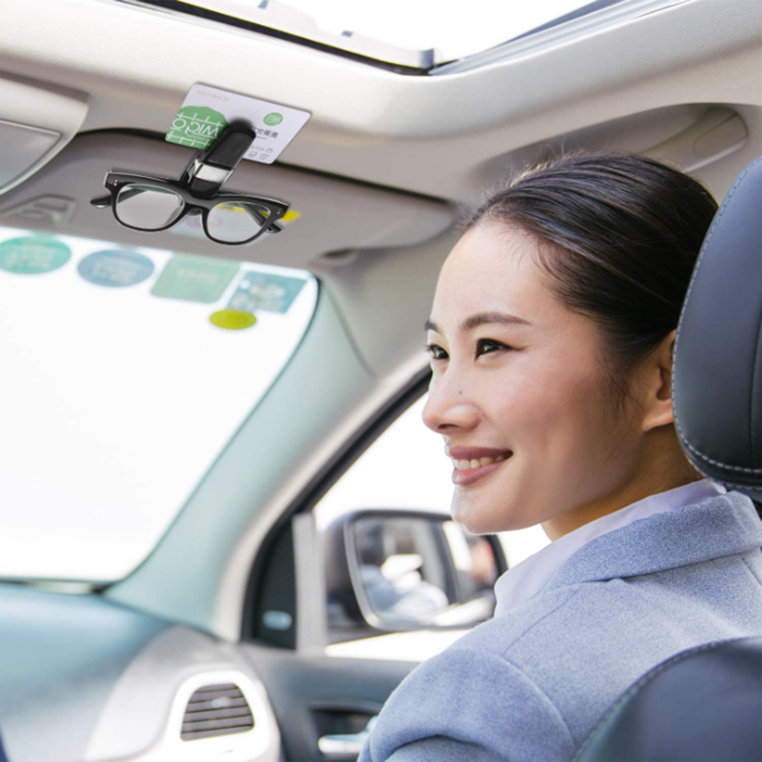 Car Sun Visor Glasses Holder